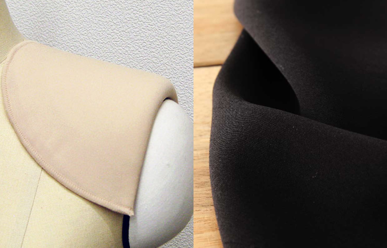 今どきのブラックフォーマルの肩パットと生地