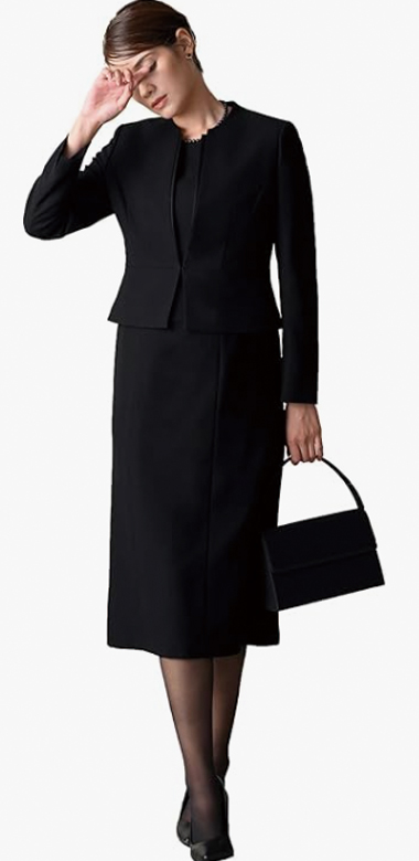 40代女性におすすめおしゃれなブラックフォーマル喪服礼服