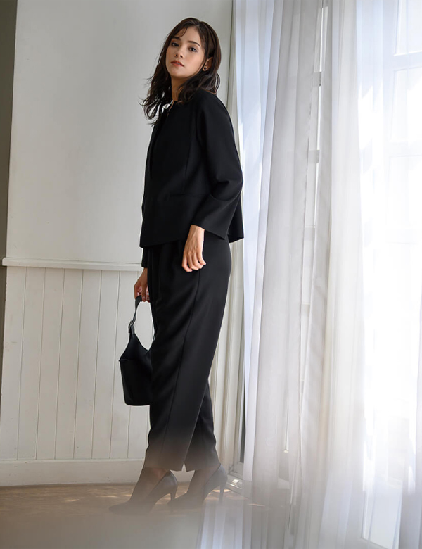 ブラックフォーマル喪服を卒園式や卒業式に着回し出来るコーディネート