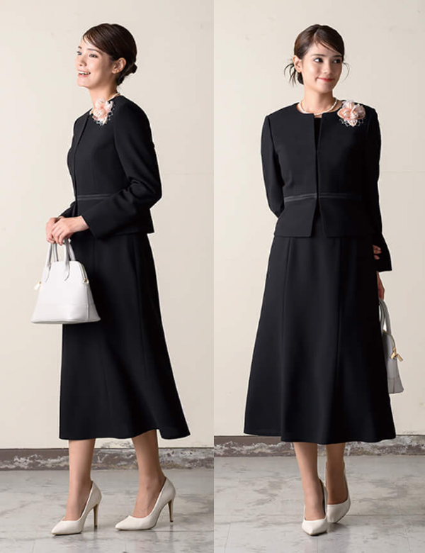 ブラックフォーマル喪服を卒園式や卒業式に着回し出来るコーディネート